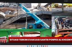 Golden Time Habis, Keluarga Ikhlas Evakuasi Korban di Ponpes Al Khoziny Pakai Alat Berat<