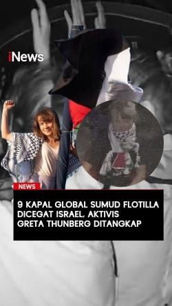 Kapal Global Sumud Flotilla Dicegat Israel Aktivis Greta Thunberg Ditangkap