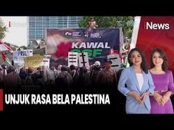 Unjuk Rasa Bela Palestina di Depan Kedubes AS