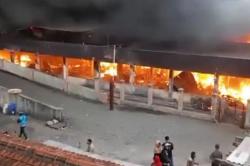 Kebakaran Pasar Wonogiri, Ratusan Kios dan Lapak Pedagang Hangus Dilalap Api