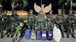Prajurit Kostrad Gagalkan Penyelundupan Barang Ilegal di Perbatasan, Pelaku Kabur ke Timor Leste<