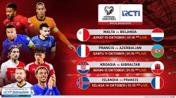 Kualifikasi Piala Dunia 2026 Zona Eropa: Malta Vs Belanda, Prancis Ditantang Azerbaijan, Live RCTI!