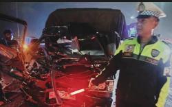 Kecelakaan Maut Truk vs Pikap di Jembatan Suramadu, Sopir Tewas Terjepit<