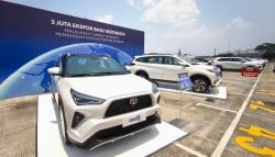 Toyota Cetak 3 Juta Ekspor Mobil dari Indonesia ke Lebih 100 Negara, Pemerintah Beri Apresiasi