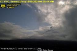 Gunung Semeru Erupsi, Kolom Abu Capai 500 Meter di Atas Puncak<