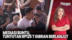 Mediasi Gugatan Rp15 Triliun Terhadap Wapres Gibran Gagal, Kasus Berlanjut ke Pengadilan