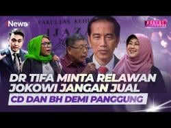 Dr Tifa Sindir Relawan Jokowi: Jangan Jual CD dan BH Demi Panggung