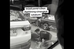 Viral! Pembacokan di Siang Bolong Gegerkan Sukabumi, Korban Luka Berdarah di Punggung<