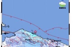 Info BMKG Gempa Hari Ini Guncang Sarmi Papua, Cek Magnitudonya!<
