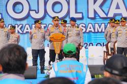 Kapolri Pimpin Apel Ojol Kamtibmas di Monas, Ajak Sinergi Jaga Keamanan dan Ketertiban