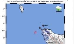Gempa Terkini M 4,5 Guncang Sabang Aceh, Dirasakan hingga Aceh Besar