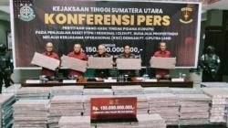 Penampakan Uang Rp150 Miliar Hasil Sitaan Kasus Korupsi Aset PTPN I<