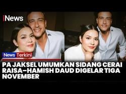 Raisa Ajukan Gugatan Cerai Terhadap Hamish Daud, Sidang Perdana Digelar 3 November 2025