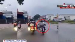 Viral! Pemotor Ugal-ugalan di Sukabumi Ditangkap Polisi<