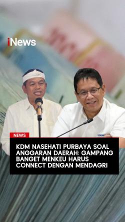 KDM Nasehati Purbaya soal Anggaran Daerah Gampang Banget Menkeu Harus Connect dengan Mendagri