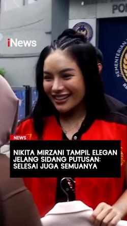 Nikita Mirzani Tampil Elegan Jelang Sidang Putusan: Selesai Juga Semuanya