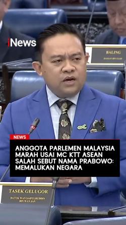 Anggota Parlemen Malaysia Marah usai MC KTT Asean Salah Sebut Nama Prabowo: Memalukan Negara