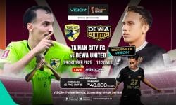 Jadwal dan Link Live Streaming Tainan City vs Dewa United di AFC Challenge League 2025–2026