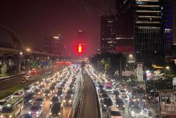 Sejumlah Jalan di Jakarta Macet usai Diguyur Hujan Deras Malam Ini