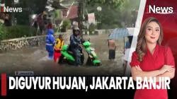 Jakarta Dikepung Banjir, Arus Lalu Lintas Lumpuh 