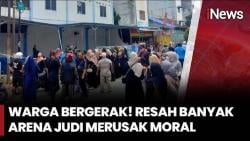 Emak-emak di Asahan Gerebek Tempat Perjudian, Rusak Mesin Judi