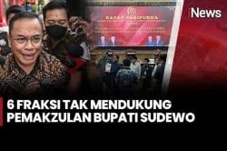 Sah! Bupati Pati Batal Dimakzulkan, Hanya 1 Fraksi Ingin Sudewo Diberhentikan