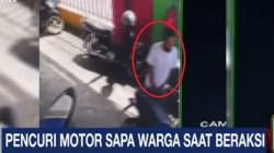 Maling Motor di SDN Lebak Terekam CCTV, Pelaku Tampak Santai Sempat Bersalaman dengan Guru<