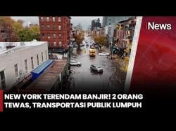 New York Terendam Banjir Besar, 2 Orang Dilaporkan Tewas! 