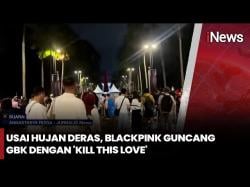 Ribuan BLINK Padati GBK di Hari Pertama Konser BLACKPINK World Tour Deadline Jakarta