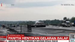 Tenda Drag Race di Gunungkidul Roboh Diterjang Hujan dan Angin Kencang, Sejumlah Mobil Rusak<
