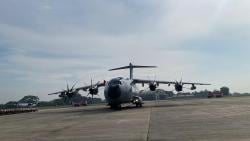 Pesawat Raksasa Airbus A400M Pesanan Prabowo Akhirnya Tiba Indonesia