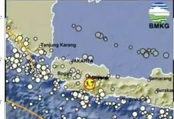 Gempa Terkini M 3,6 Guncang Bandung, Pusat di Darat Kedalaman 10 Km<