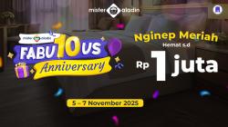 Rayakan 10 Tahun Mister Aladin dengan Kejutan Spesial untuk Liburan