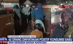 42 Orang Ditangkap dari Penggerebekan Narkoba di Samarinda, BNNP Sita 10 Kg Sabu
