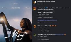 Lewat Lagu Maaf, Novia Bachmid Ajak Pendengar Berdamai dengan Perasaan