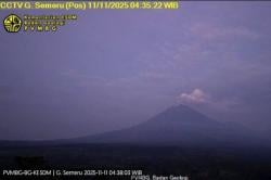 Gunung Semeru Meletus Hari Ini, Kolom Abu Capai 700 Meter