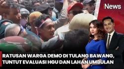 Demo di Kantor Bupati Tulang Bawang, Warga Tuntut Pengembalian Hak Tanah Umbul
