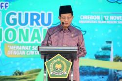 Buka Kick Off HGN 2025, Menag Nasaruddin: Guru Harus Integrasikan Ilmu dan Iman<
