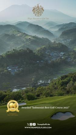 Resmi! Trump International Golf Club Lido Lapangan Golf Terbaik di Indonesia 2025