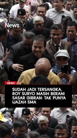 Meski Tersangka Roy Suryo Masih Berani Sasar Gibran Tak Punya Ijazah SMA