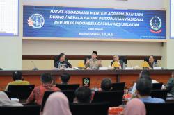 Bahas Penyelesaian Persoalan Tanah, Menteri ATR Gelar Rakor dengan Kepala Daerah Sulsel