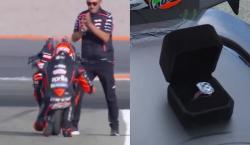 Viral di MotoGP Valencia! Marco Bezzecchi Melamar Motornya Usai Kemenangan Epik