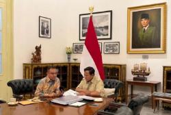Prabowo Bertemu Dasco di Istana, Bahas Pertumbuhan Ekonomi hingga Situasi Politik-Keamanan
