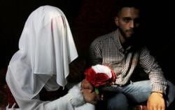 Gencatan Senjata, Puluhan Pasangan di Gaza Ikuti Nikah Massal