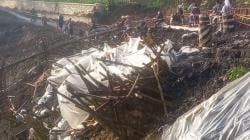 Usai Diguyur Hujan Deras, Jalan Penghubung di Majalengka Ambles<