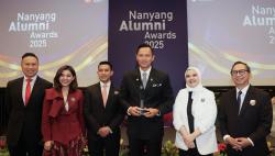 Menko AHY Raih Penghargaan Tertinggi Alumni Nanyang Technological University Singapura