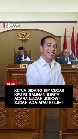 Ketua Sidang KIP Cecar KPU RI Salinan Berita Acara Ijazah Jokowi Sudah Ada Atau Belum