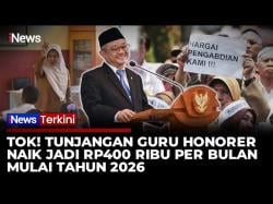 Menteri Mu'ti: Mulai 2026, Tunjangan Guru Honorer Naik Jadi Rp400 Ribu