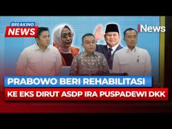 Presiden Prabowo Rehabilitasi Kasus Dirut ASDP Ira Puspadewi CS