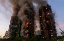Horor! Blok Apartemen 31 Lantai di Hong Kong Ludes Terbakar, 4 Orang Tewas